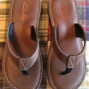 Clark’s Brown Flip Flops